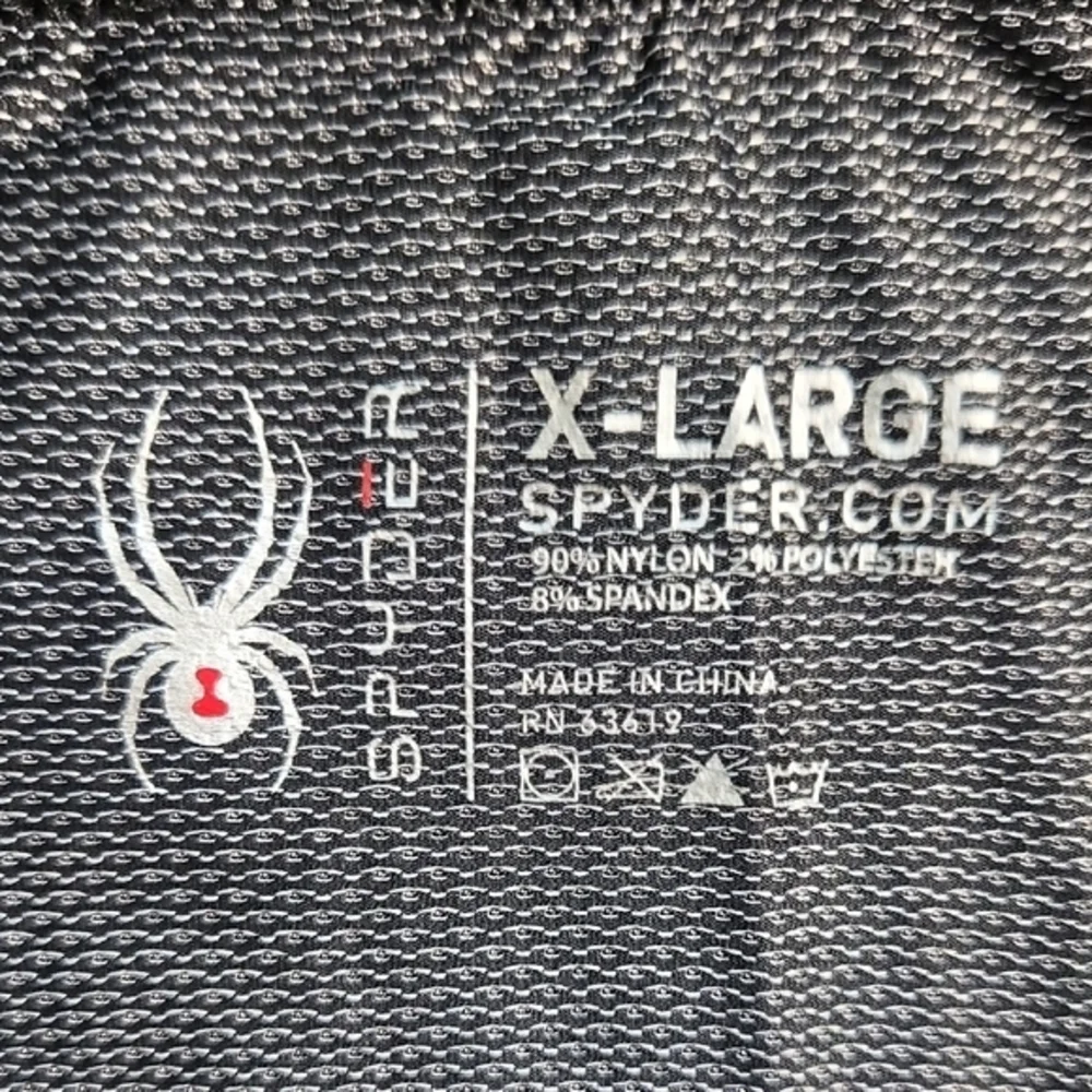 Spyder Black Boxer Briefs Moisture-Wicking Performance - Picture 3 of 4